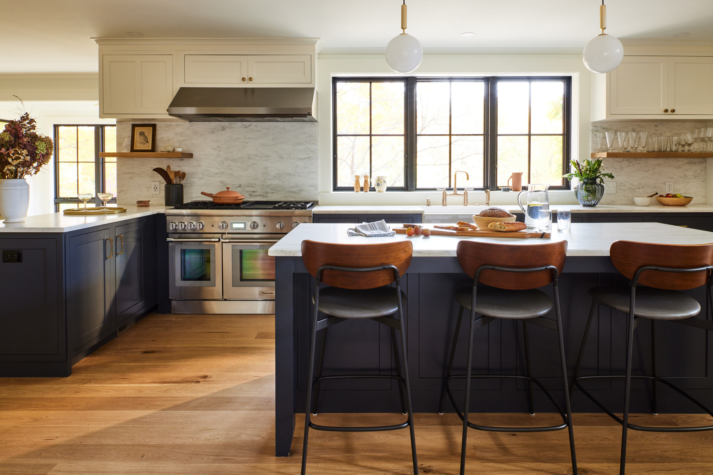 Morgan Architecture hillside house kitchen modern traditional