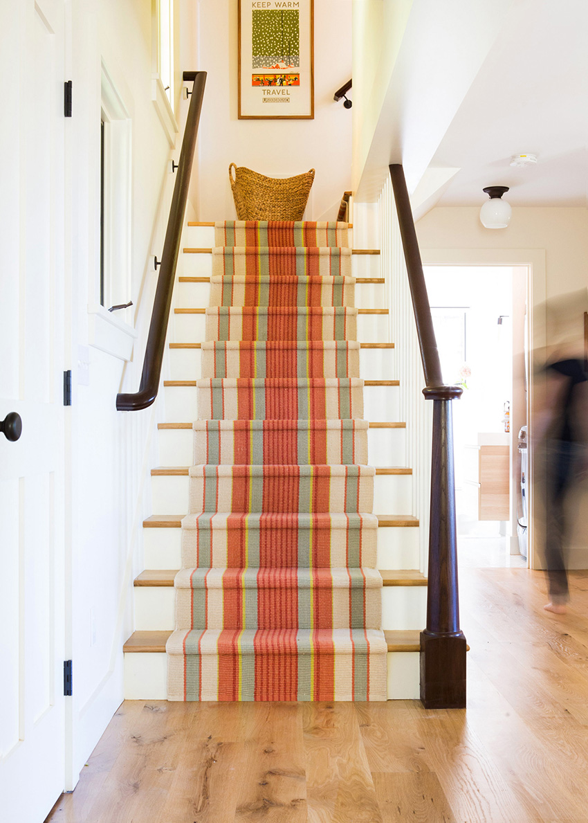 Morgan Architecture Tanglewood Cabin modern cabin stair runner